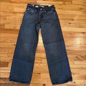 Levi’s Black Low Loose Ample Bas Jeans